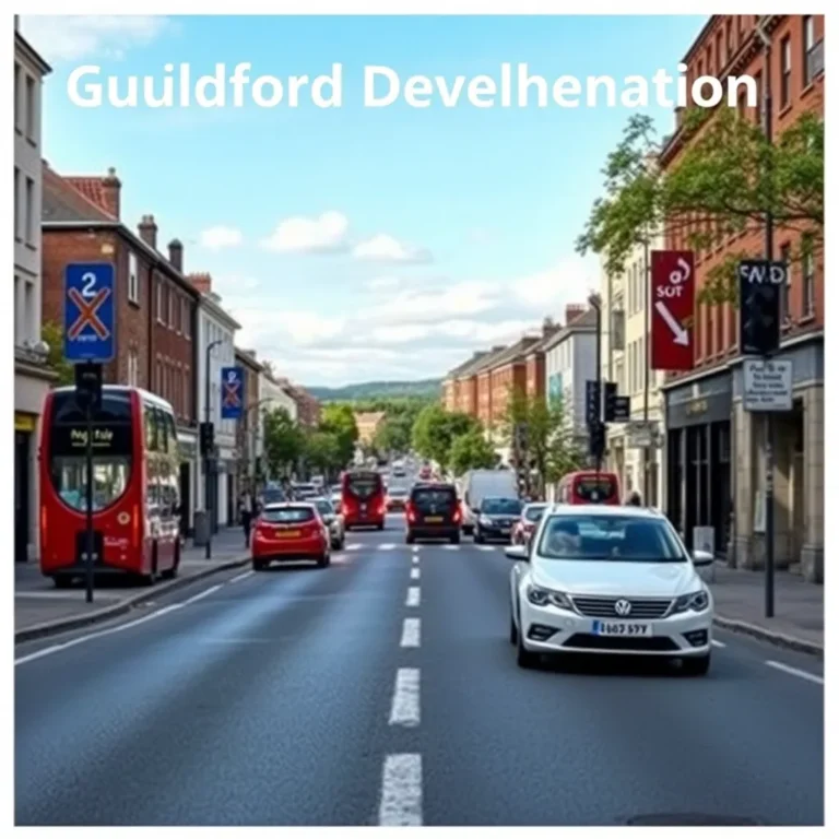 Guildford's North Street Development: Traffic Changes Ahead