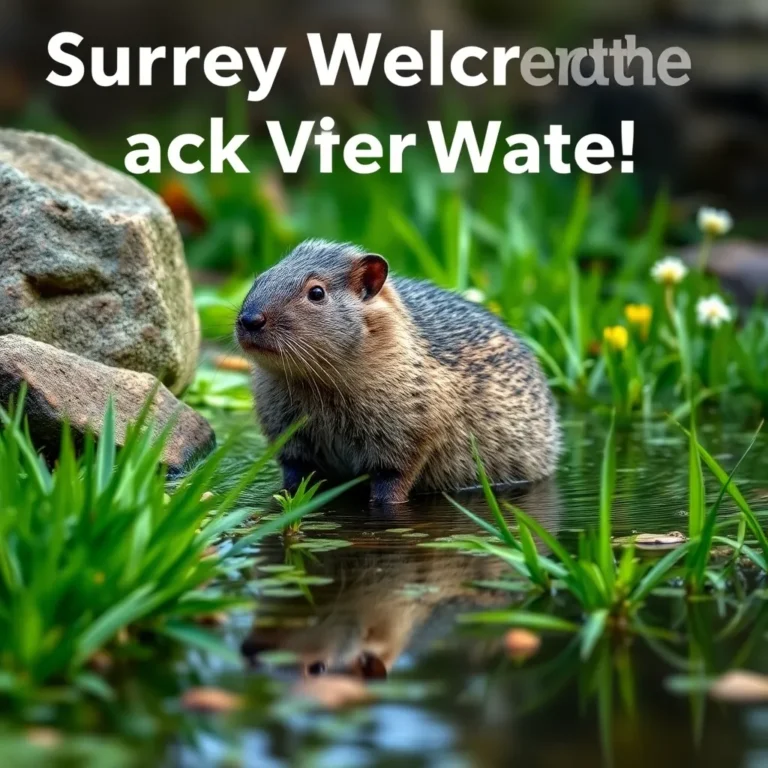 Surrey Welcomes Back the Water Vole!