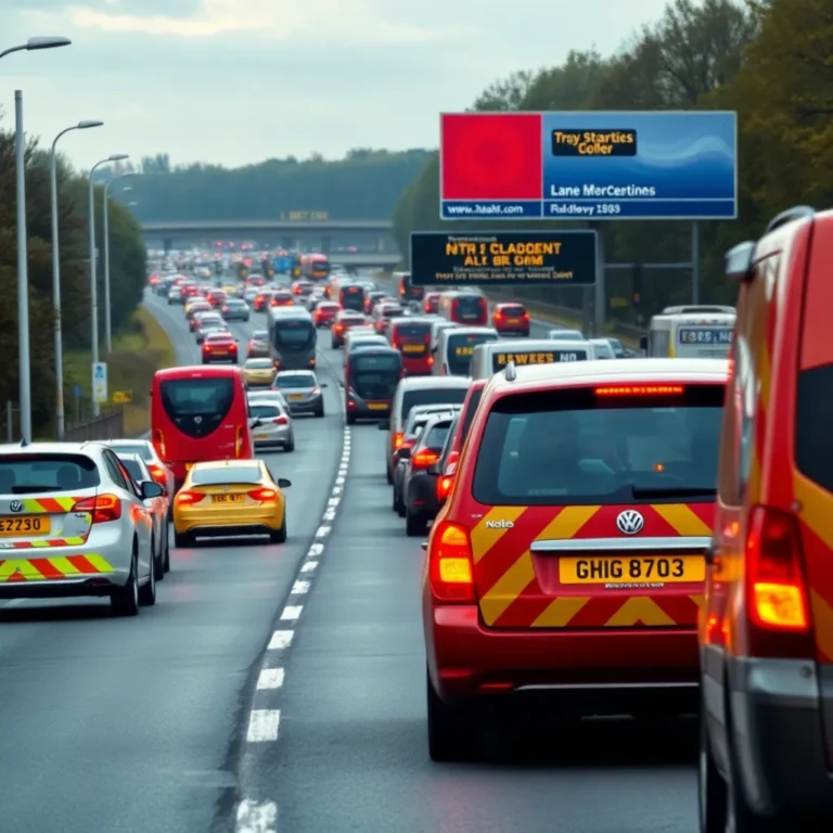 M25 Lane Closure Triggers Tailbacks, Highlighting Motorway Safety
