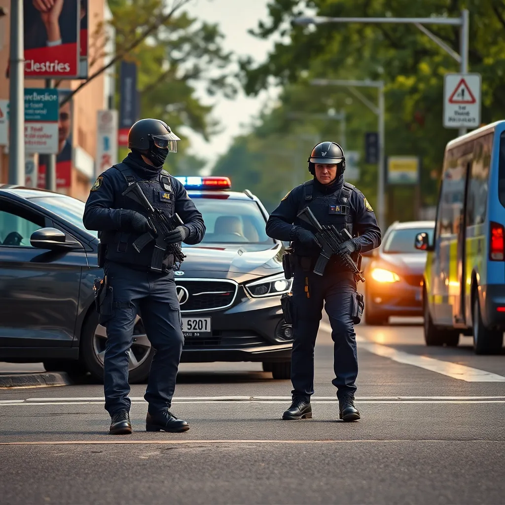 Armed Police Respond to Suspected Car Theft