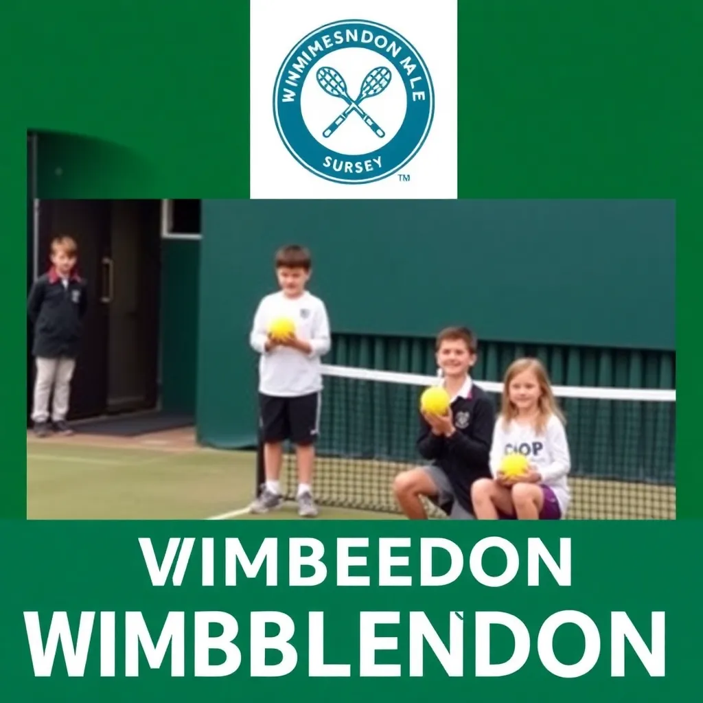 SURREY PUPILS SELECTED AS BALL KIDS FOR WIMBLEDON TOURNAMENT