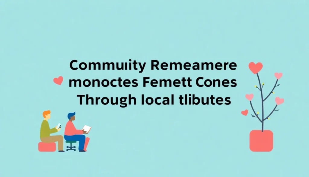 COMMUNITY REMEMBERS LOVED ONES THROUGH LOCAL TRIBUTES
