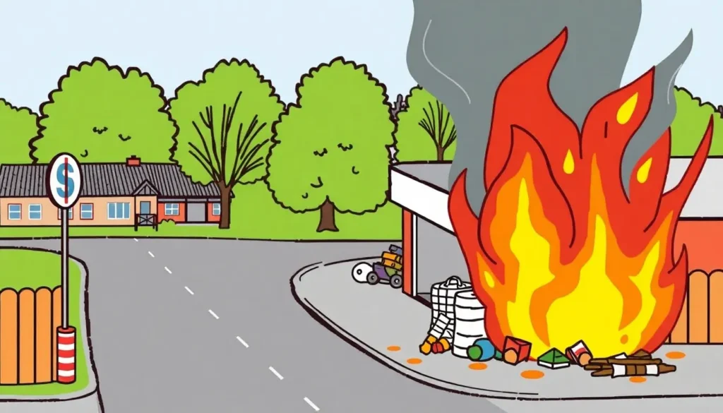 FIRE AT GUILDFORD RECYCLING CENTRE CLOSES MAJOR ROAD