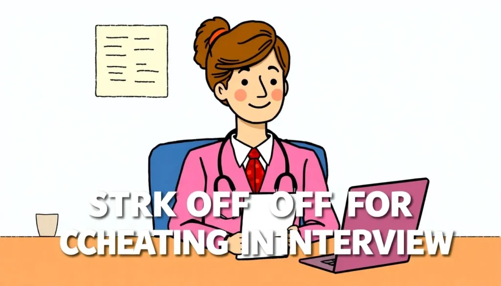 HEALTHCARE WORKER STRUCK OFF FOR CHEATING IN INTERVIEW