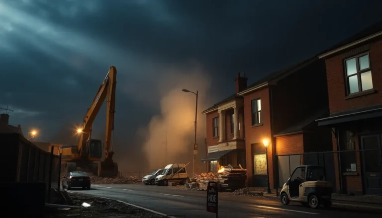 GUILDFORD NEIGHBOURHOOD REVITALIZED: DEMOLITION UNDERWAY