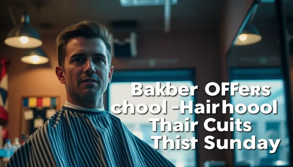 GUILDFORD BARBER OFFERS FREE BACK-TO-SCHOOL HAIRCUTS THIS SUNDAY