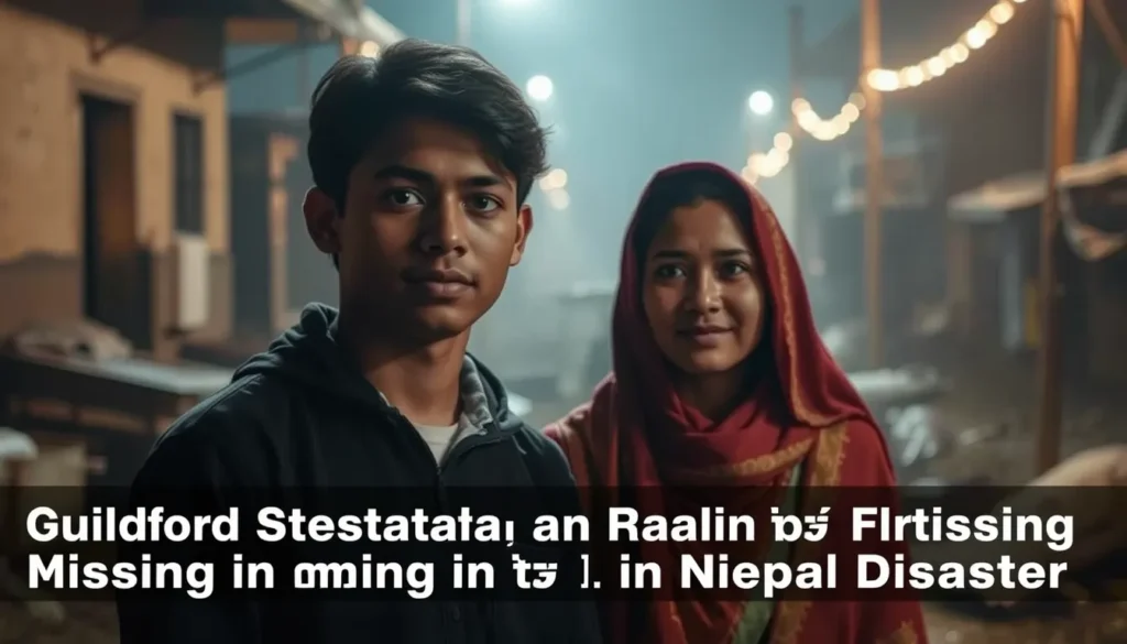 GUILDFORD STUDENT AND FAMILY MISSING IN NEPAL FLOOD DISASTER
