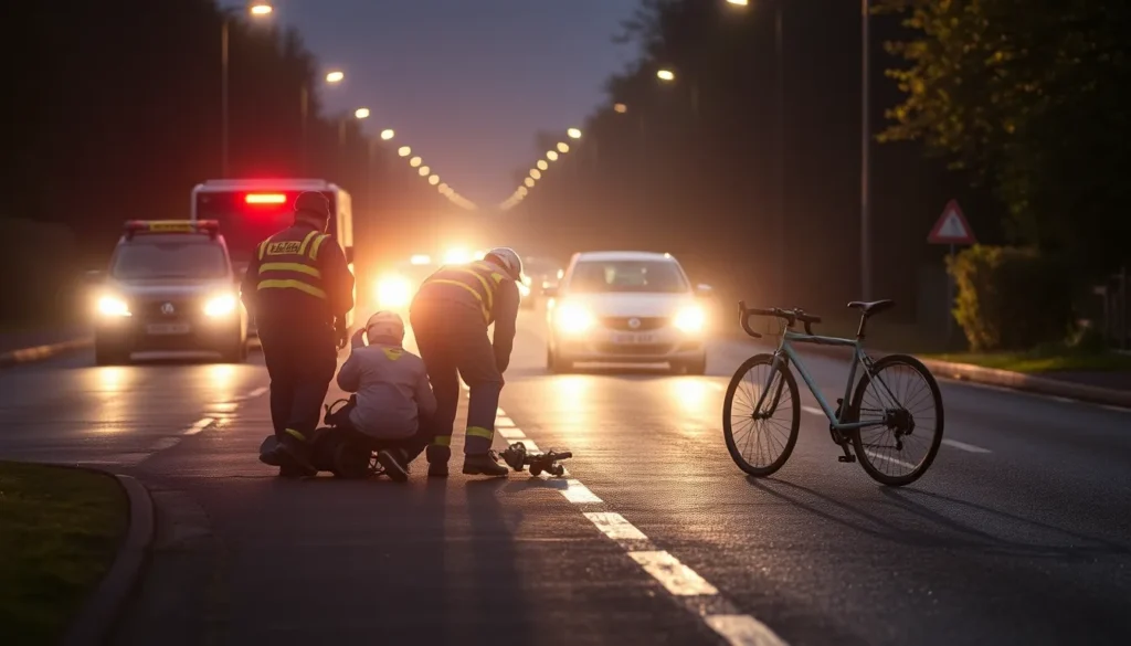 SERIOUS CRASH ON WOKING ROAD LEAVES CYCLIST HOSPITALISED
