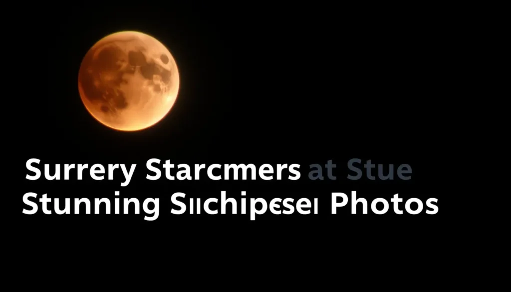 SURREY STARGAZERS CAPTURE STUNNING LUNAR ECLIPSE PHOTOS