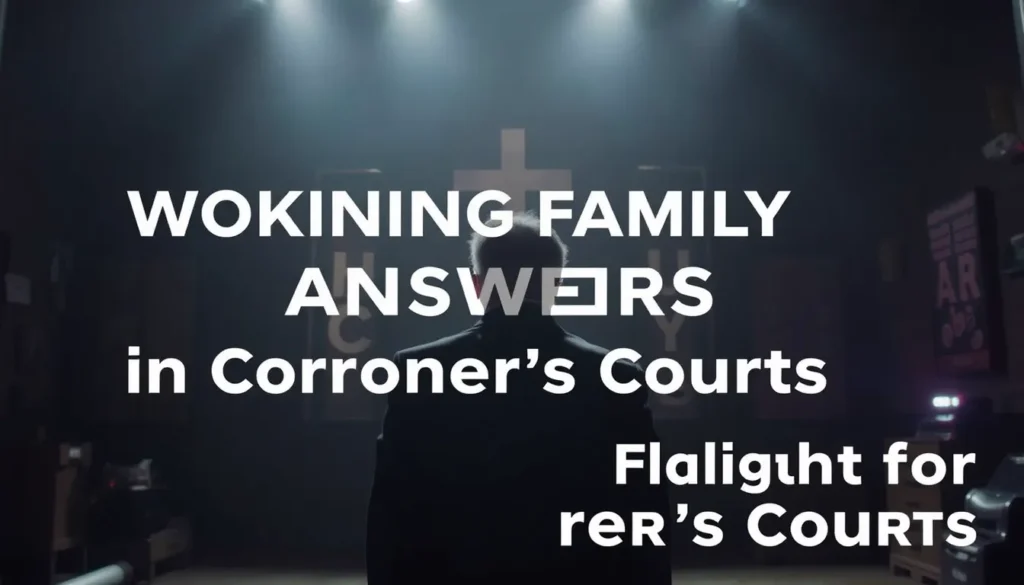 WOKING FAMILY'S FIGHT FOR ANSWERS IN CORONER'S COURTS
