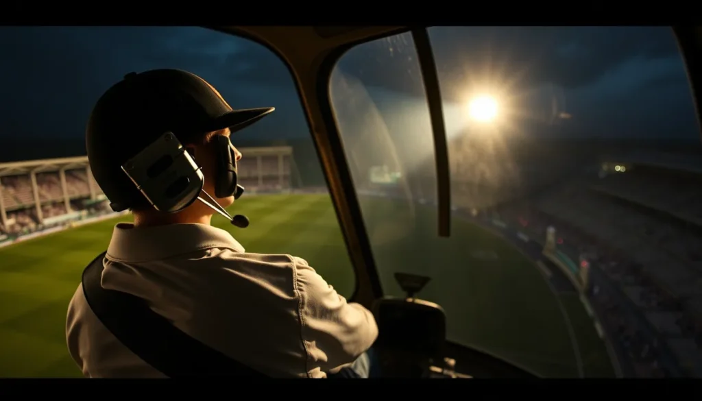 GUILDFORD CRICKETER'S DREAM: HELICOPTER FLIGHT TO LORD'S FINAL