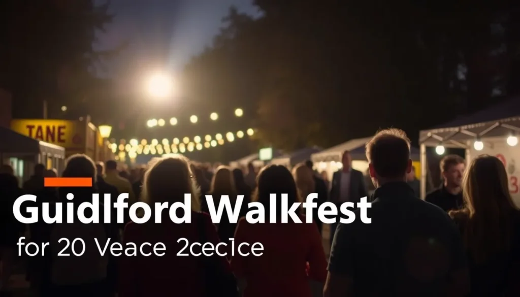 GUILDFORD WALKFEST RETURNS FOR 20TH YEAR OF FREE COMMUNITY WALKS