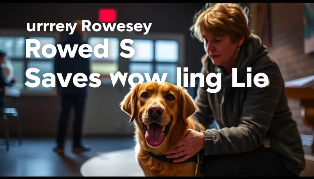 SURREY'S ROWLEY HONOURED: ASSISTANCE DOG SAVES OWNER'S LIFE