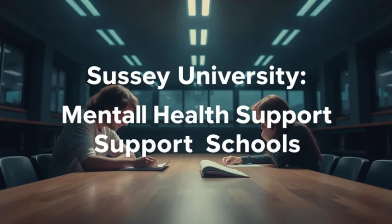 SUSSEX UNIVERSITY LAUNCHES MENTAL HEALTH SUPPORT GUIDE FOR SCHOOLS