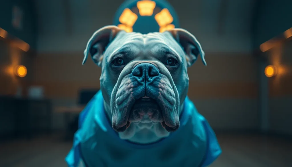 BULLDOG CROSS GETS NEW LEASE ON LIFE AFTER SURGERY AT CHOBHAM CENTRE