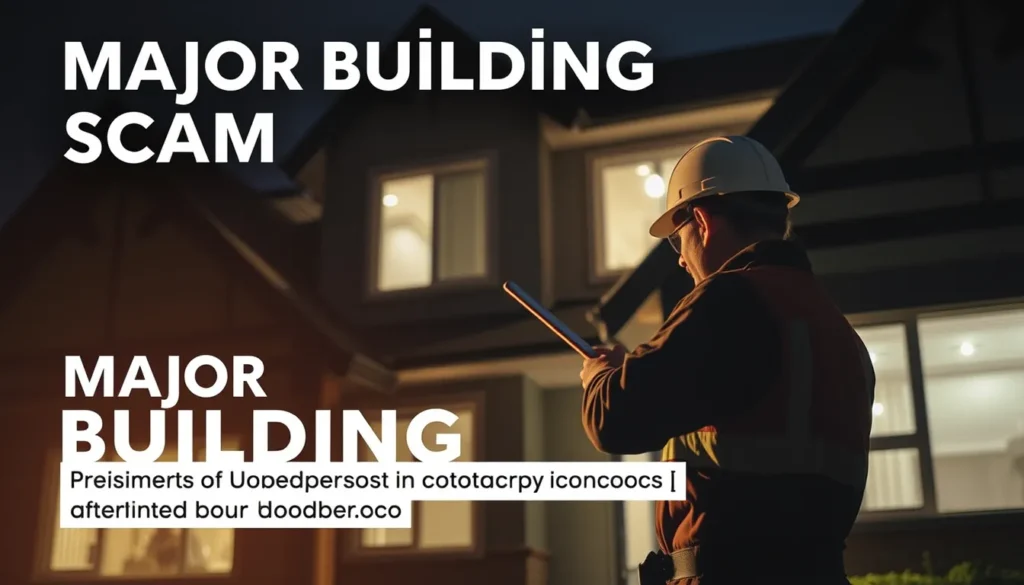 MAJOR BUILDING SCAM ALERT: SURREY RESIDENTS URGED TO CHECK CONTRACTORS