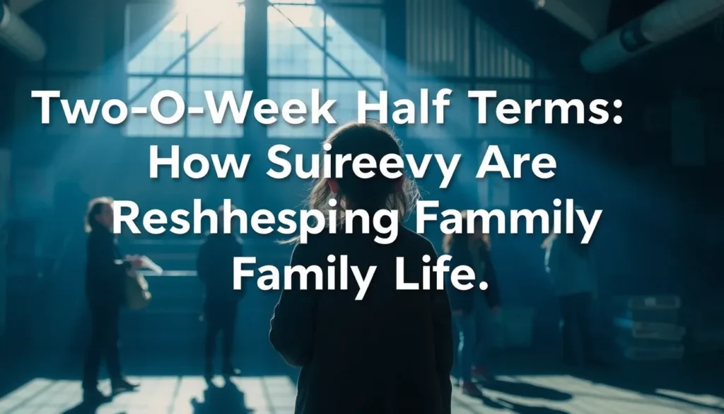 TWO-WEEK HALF TERMS: HOW SURREY SCHOOLS ARE RESHAPING FAMILY LIFE